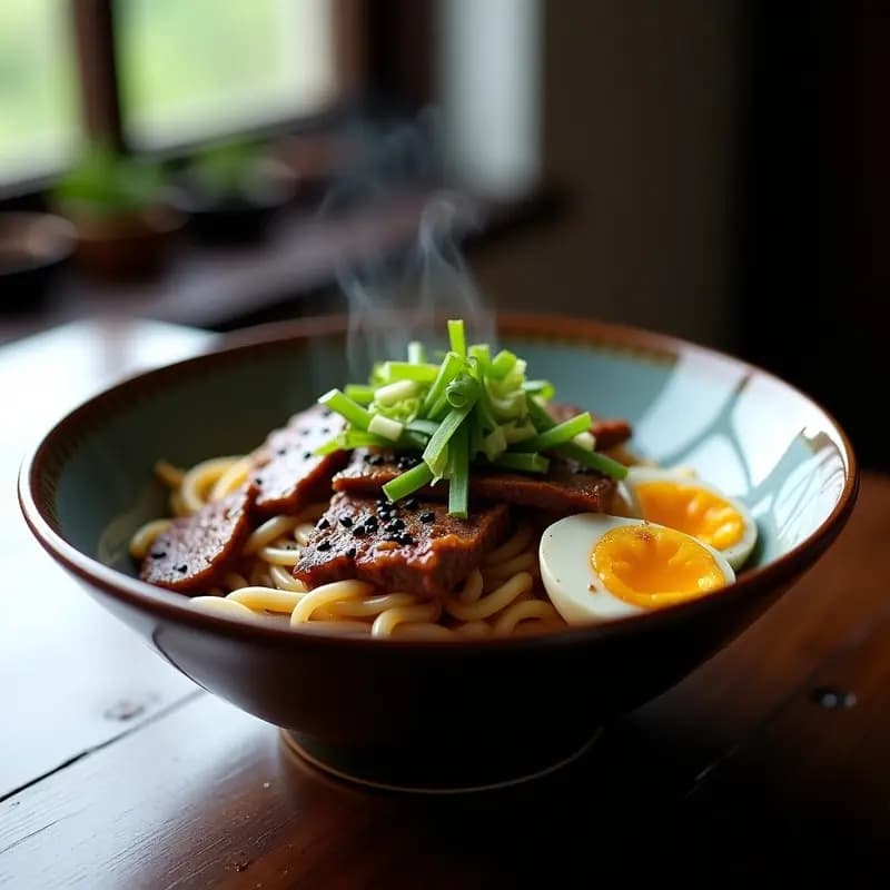 Gyudon nuevo con Fideos Shirataki y Champiñones Shiitake: Receta Japonesa Keto en 20 Minutos