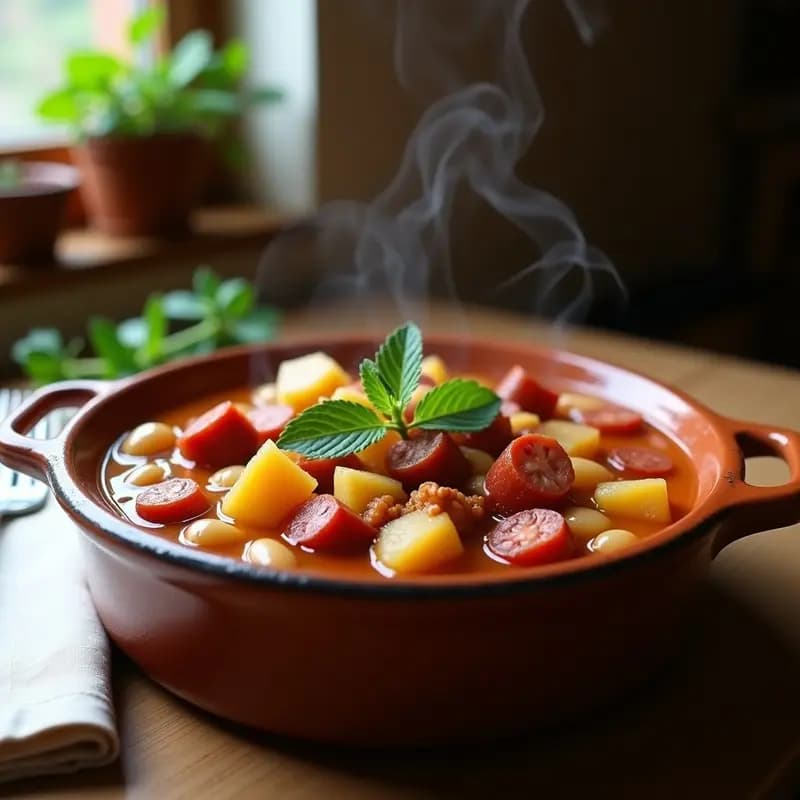 Habas con Jamón y Mentira: Receta Extremeña con Tocino y Hierbabuena
