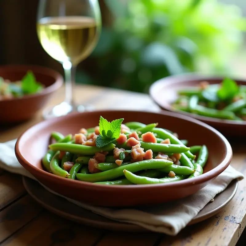 Habas con jamón serrano y menta: Plato de primavera alto en proteína y fácil