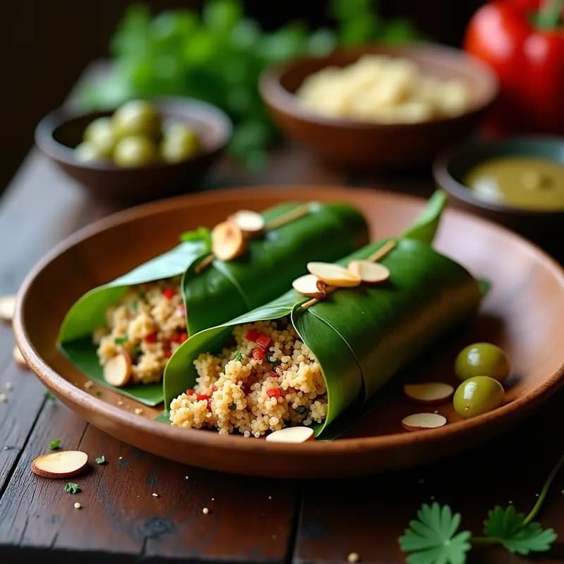 Hallacas Venezolanas con Hoja de Plátano: Receta Navideña Sin Gluten y con Toque Moderno
