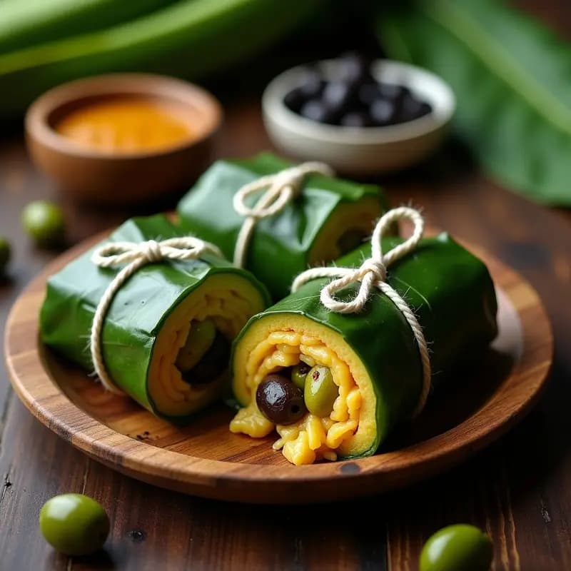 Hallacas Navideñas Veganas: Receta Venezolana con Jackfruit y Aceitunas