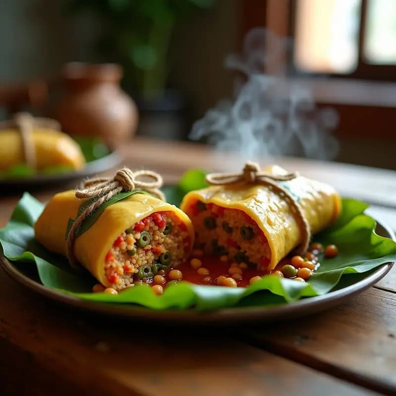 Hallacas Venezuelanas Veganas: Receta Tradicional con Relleno de Seitan