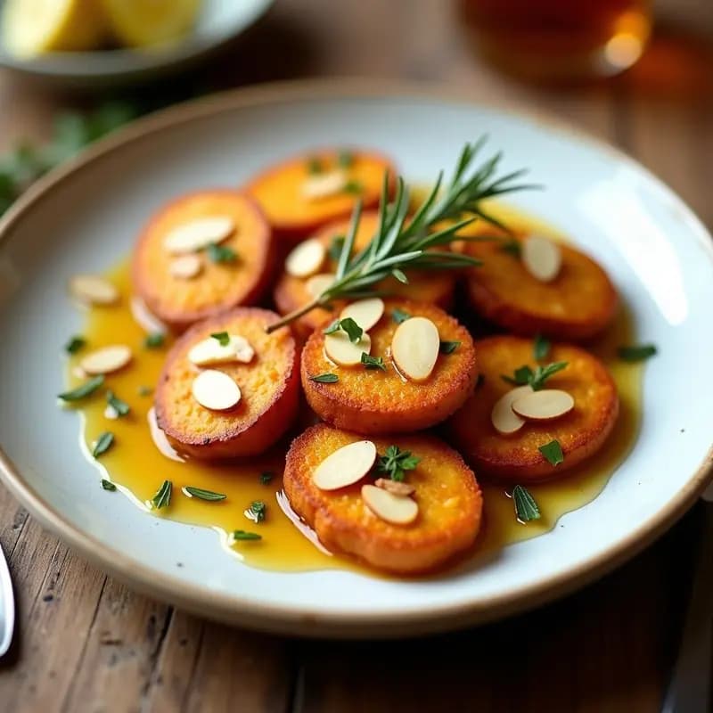 Halloumi al Horno con Miel y Romero: Entrante Chipriota Crujiente y Salado