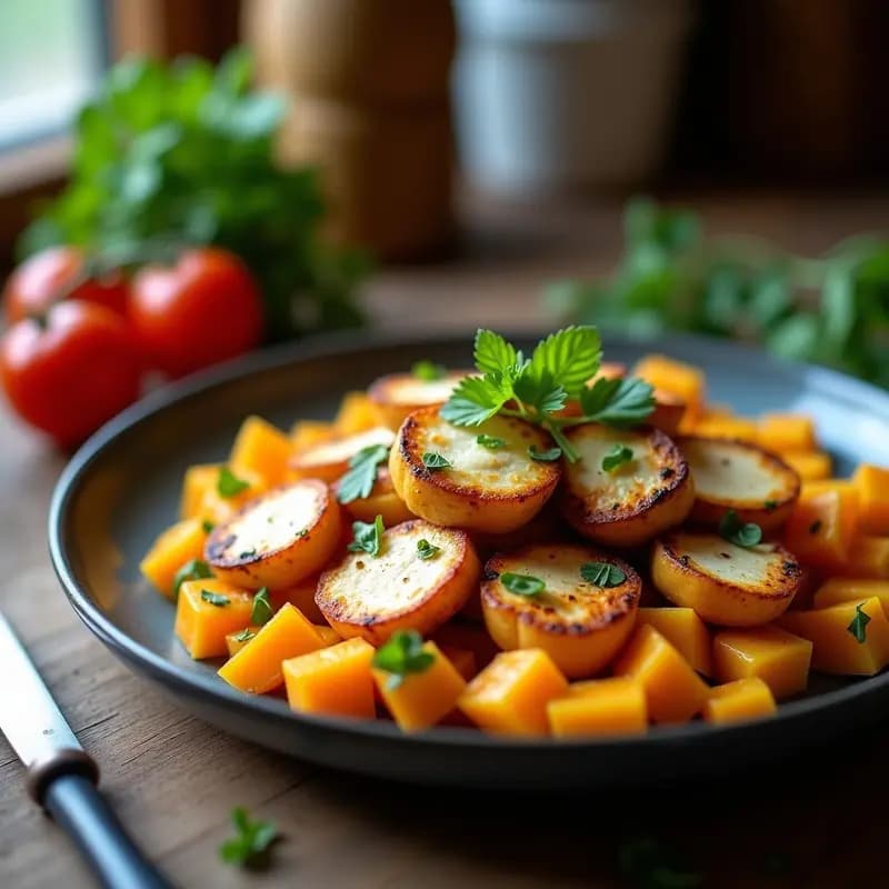 Halloumi a la Parrilla con Melocotón y Rúcula: Ensalada chipriota dulce-salada en 10 minutos