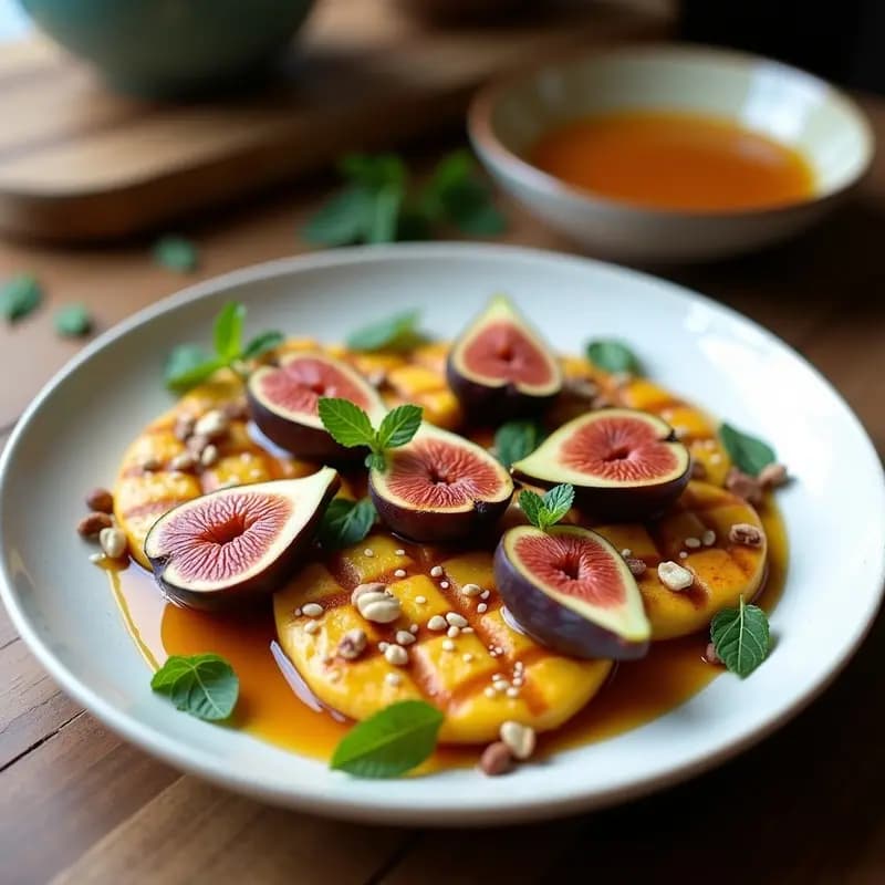 Halloumi a la Parrilla con Miel y Higos: Receta Chipriota en Airfryer Sin Aceite