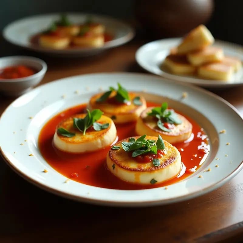 Halloumi a la Plancha con Salsa de Granadina: Receta Chipriota Sin Gluten y Alta en Calcio