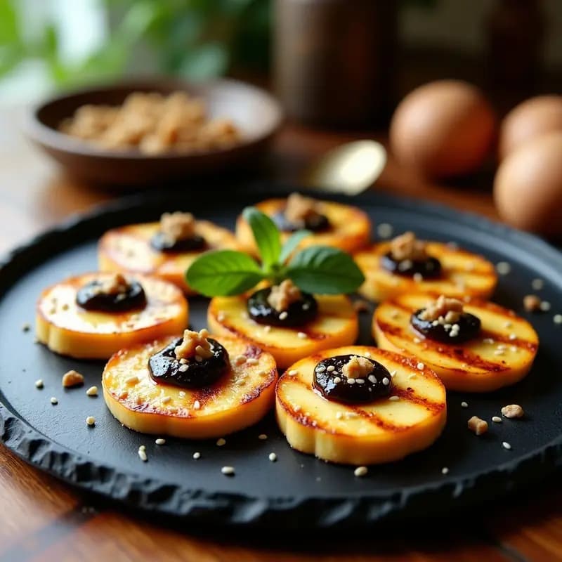 Halloumi a la Plancha con Mermelada de Higo y Nuez: Entrante Chipriota Keto y Sin Gluten