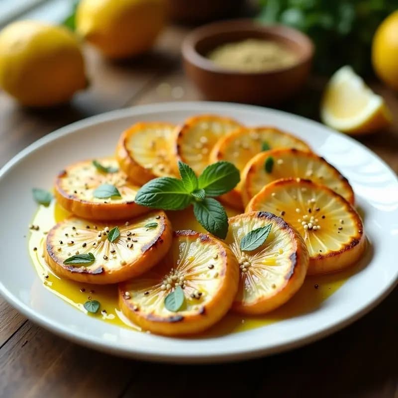 hallsoumi a la Plancha con Salsa de Limón y Za'atar: Entrante Libanés en 10 Minutos