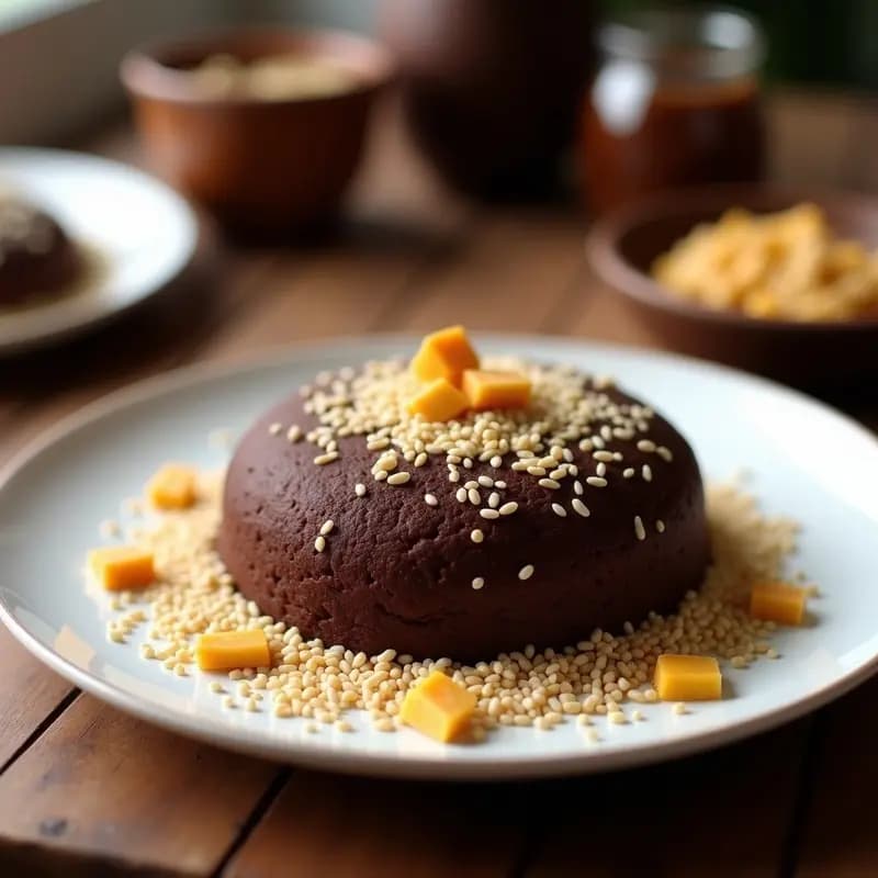Halva de Chocolate Negro y Semillas de Sésamo: Postre Hindú Sin Azúcar y Rico en Magnesio