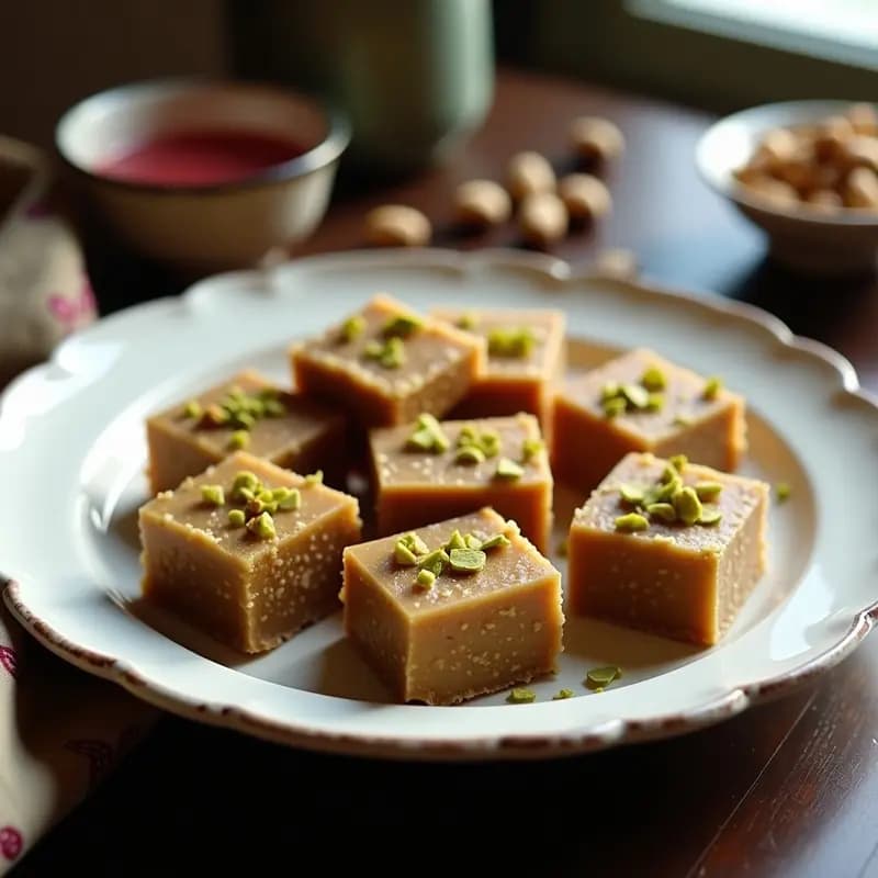 Halva de Dátiles y Pistachos: Postre Turco Sin Harina y Alto en Fibra