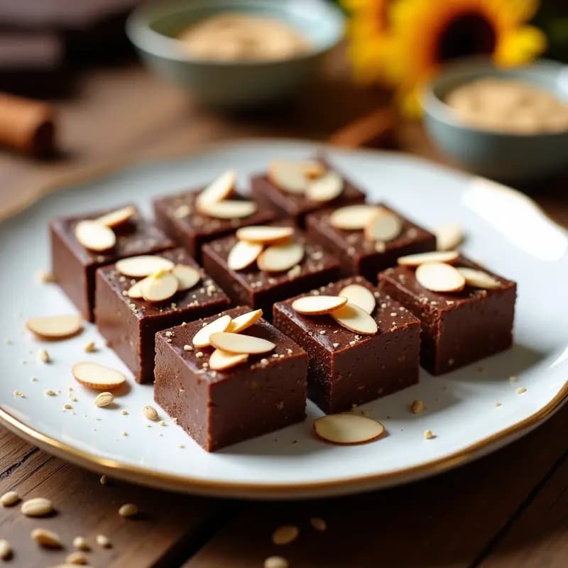 Halva de Semillas de Girasol y Cacao: Postre Árabe Sin Azúcar y Keto
