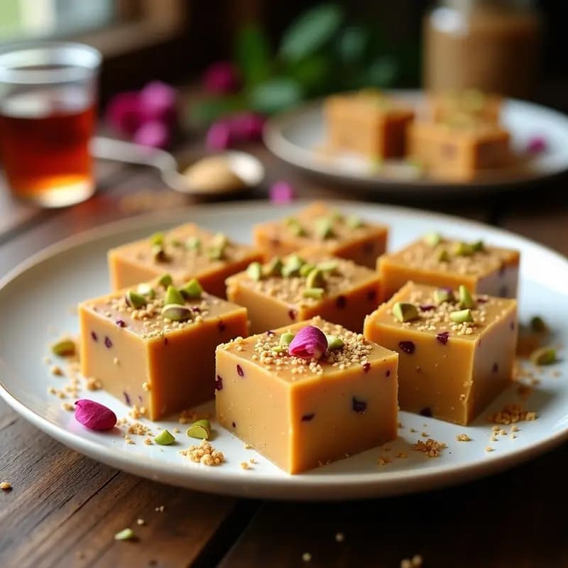 Halva de Semillas de Girasol: Postre Turco Sin Azúcar con Esencia de Rosa