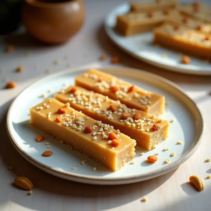 Halva de Sémola y Cacahuete: Postre Israelí Sin Azúcar y Alto en Proteína