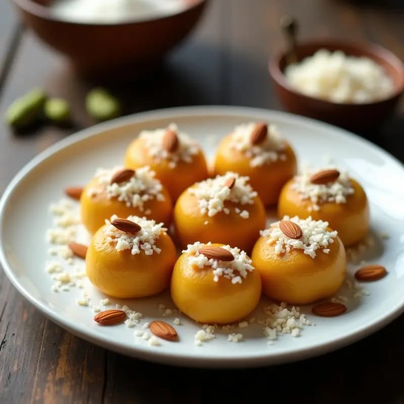 Halva de Sémola y Dátiles con Esencia de Cardamomo: Postre Indio Sin Harina y Rápido