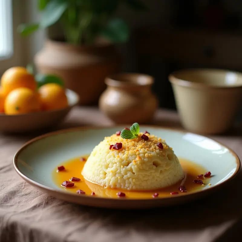 Halva de Sémola y Nueva de Coco: Postre Marroquí Sin Gluten