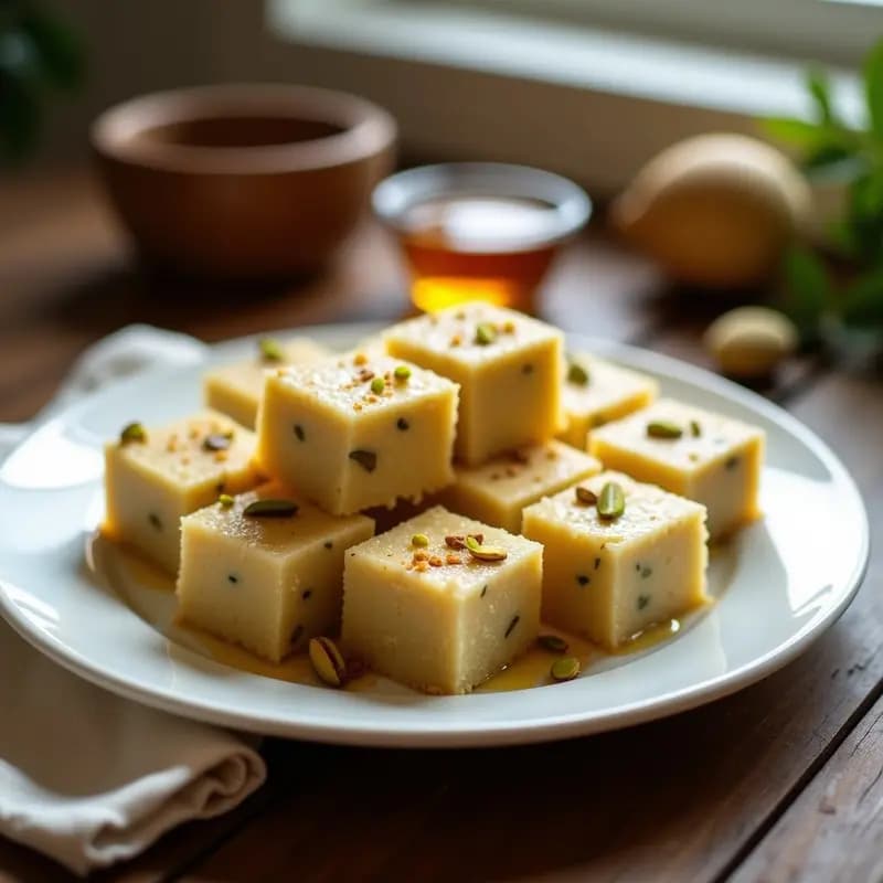 Halva de Sémola y Pistacho: Postre Armenio Sin Gluten y Alta en Energía
