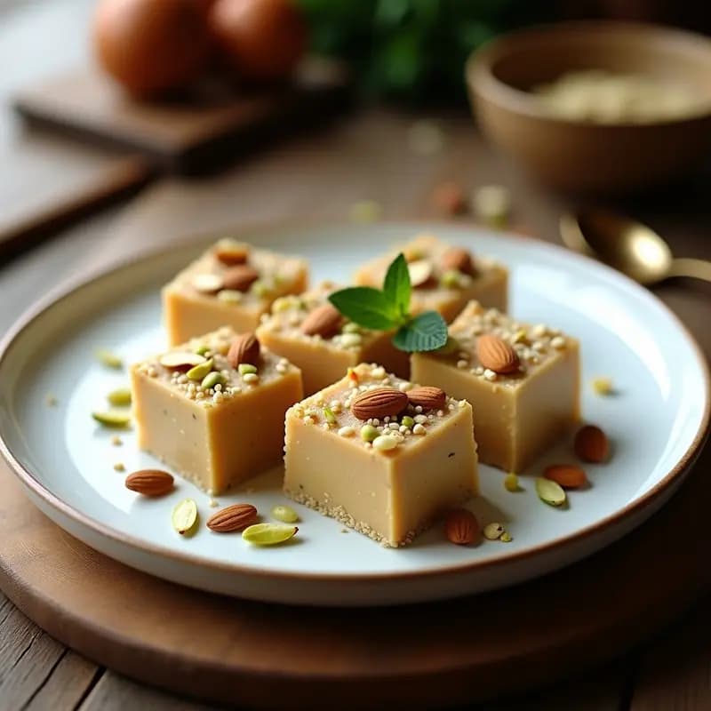 Halva de Sémola y Tahini: Postre Medio Oriental Sin Harina y energético