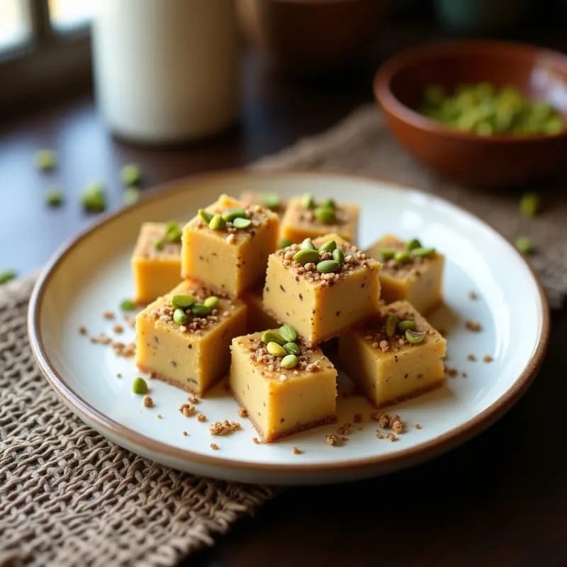 Halva de Semolina y Dátiles: Postre Árabe Sin Azúcar y Vegano