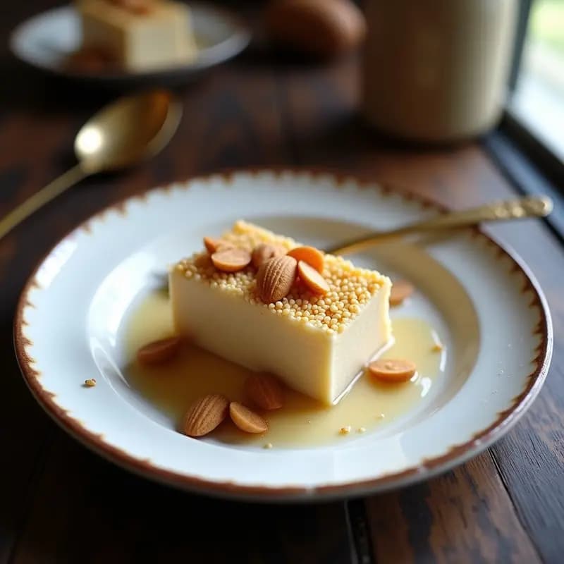 Halva de Sésamo y Dátiles con Crujiente de Almendras: Postre Mediooriental Sin Azúcar