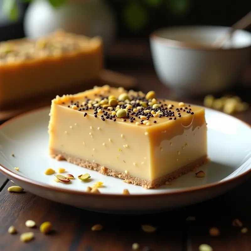Halva de Sésamo y Miel: Postre Árabe Dulce y Nutritivo Sin Horno