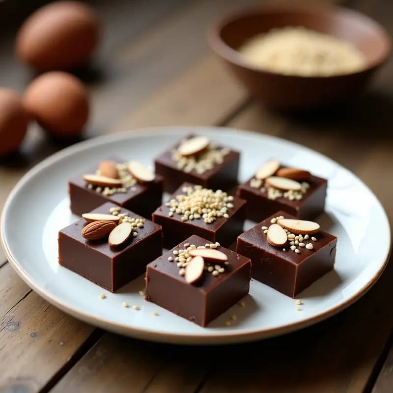 Halva de Tahini y Cacao: Postre Sirio Sin Azúcar y Alto en Magnesio