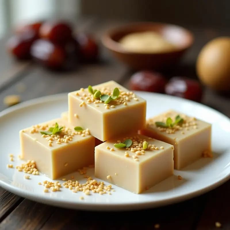 Halva de Tahini y Dátiles: Postre Mediooriental Sin Horno y Alto en Energía