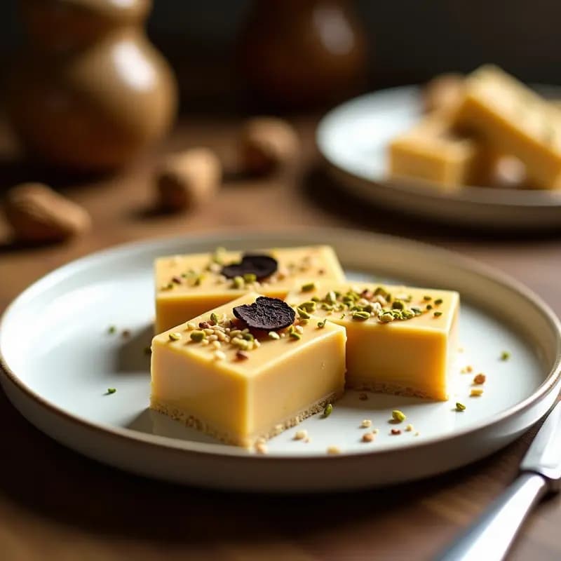 Halva de Tahini y Miel de Trufa: Postre del Medio Oriente con Toque Gourmet