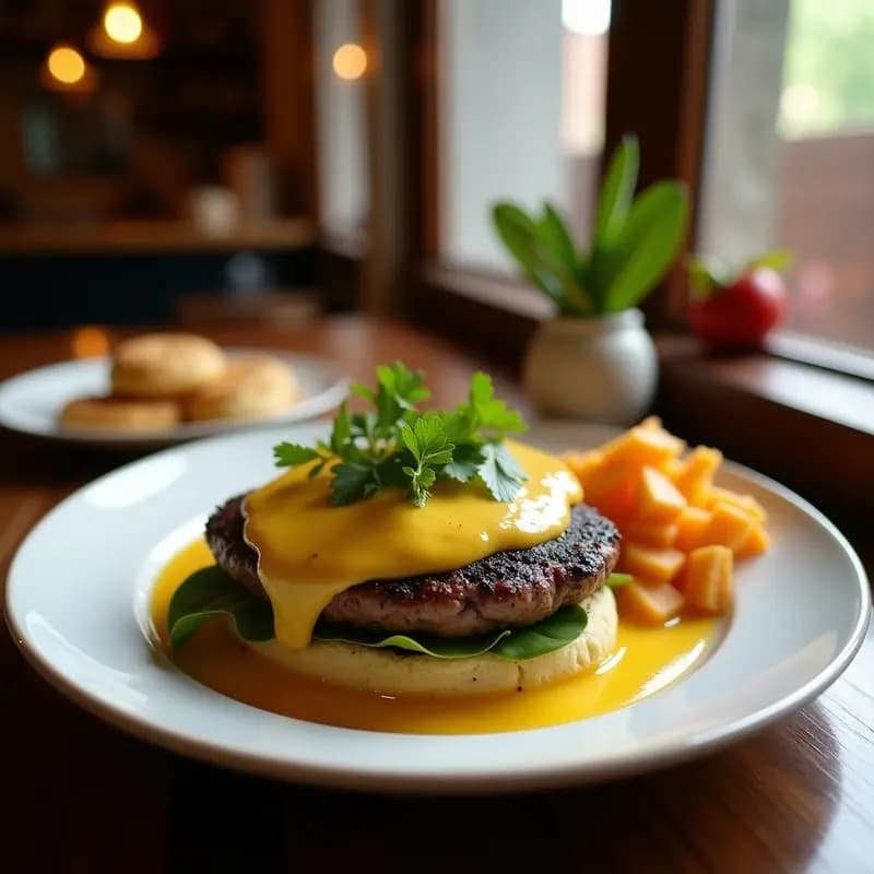 Hamburguesa de Aguacate y Queso de Cabra con Bacon: Receta Vegetariana para Amantes de lo Gourmet