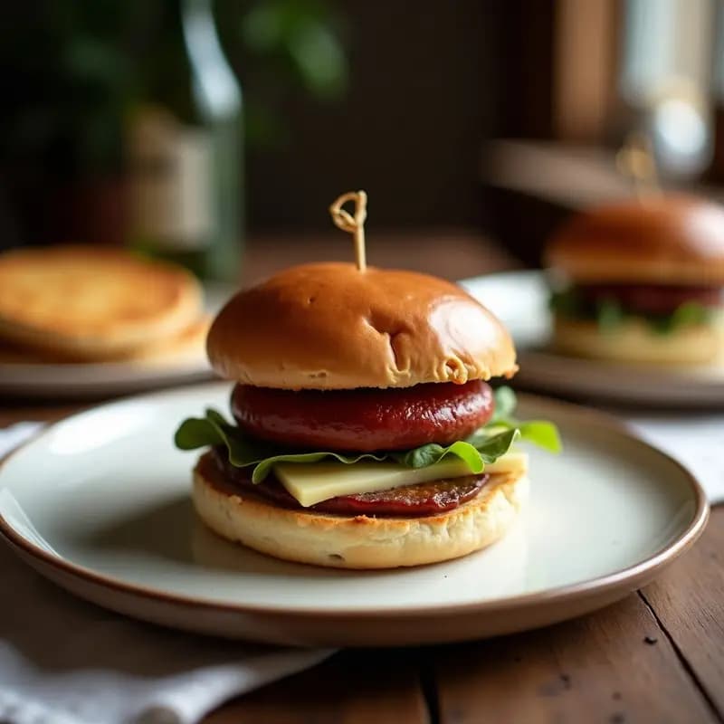 Hamburguesa de Doble Chorizo Ibérico con Queso Idiazábal y Mermelada de Higos: Receta Extremeña para Chuparse los Dedos