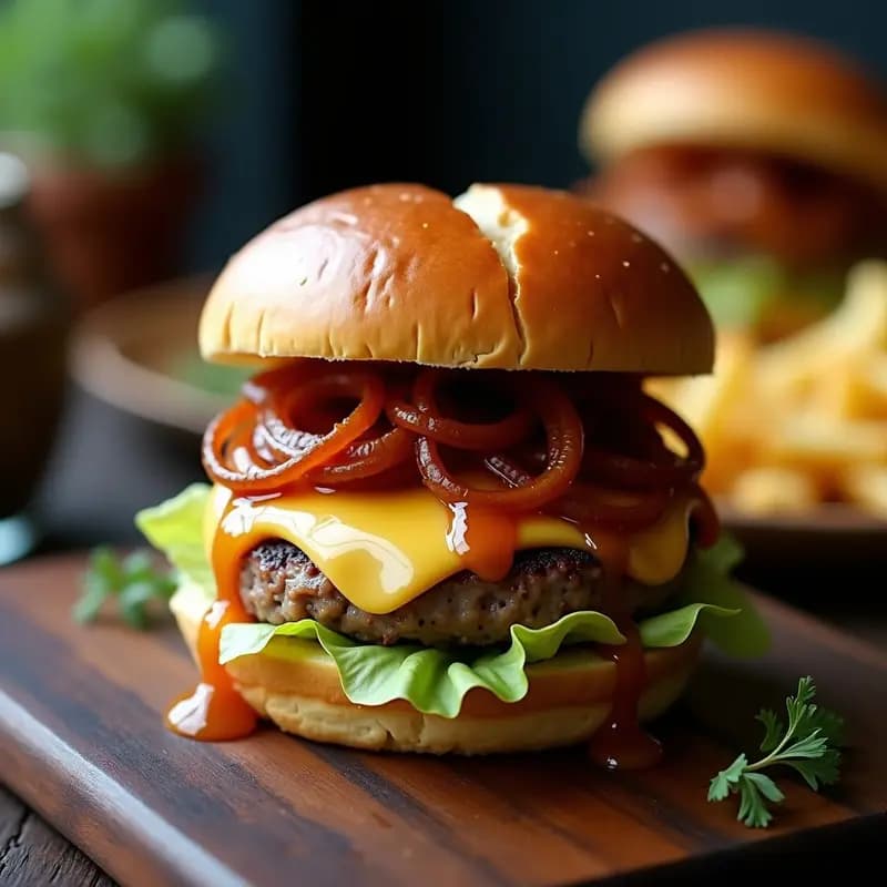 Hamburguesa de Foie Gras y Caramelo Salado: El Bocado de Lujo que Derrite en tu Boca