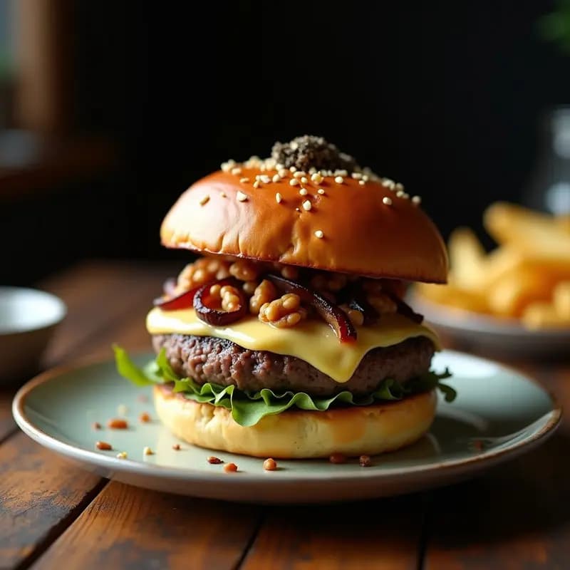 Hamburguesa de Foie Gras y Trufa: El Cheat Meal más Gourmet y Exclusivo