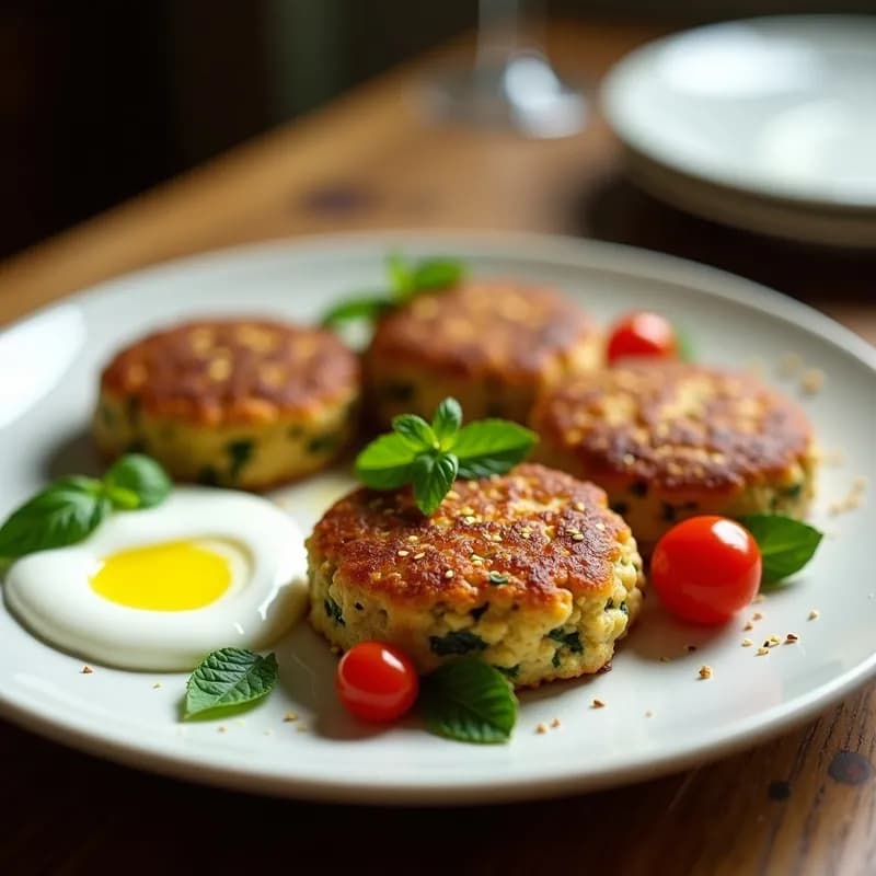 Hamburguesas de Garbanzos y Espinacas: Receta en Airfryer Sin Harina y Alta en Proteína