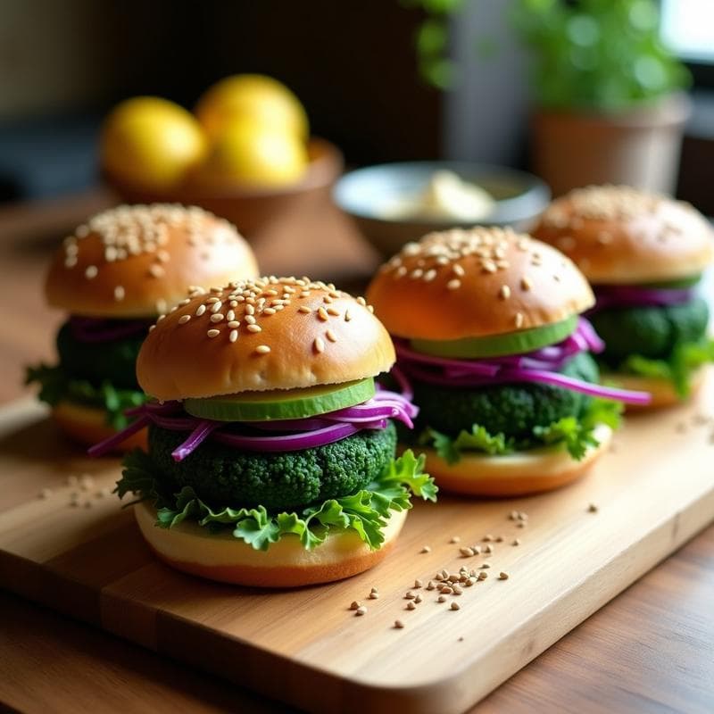 Hamburguesas de Espirulina y Quinoa: Receta Vegana Rica en Omega-3 en Airfryer