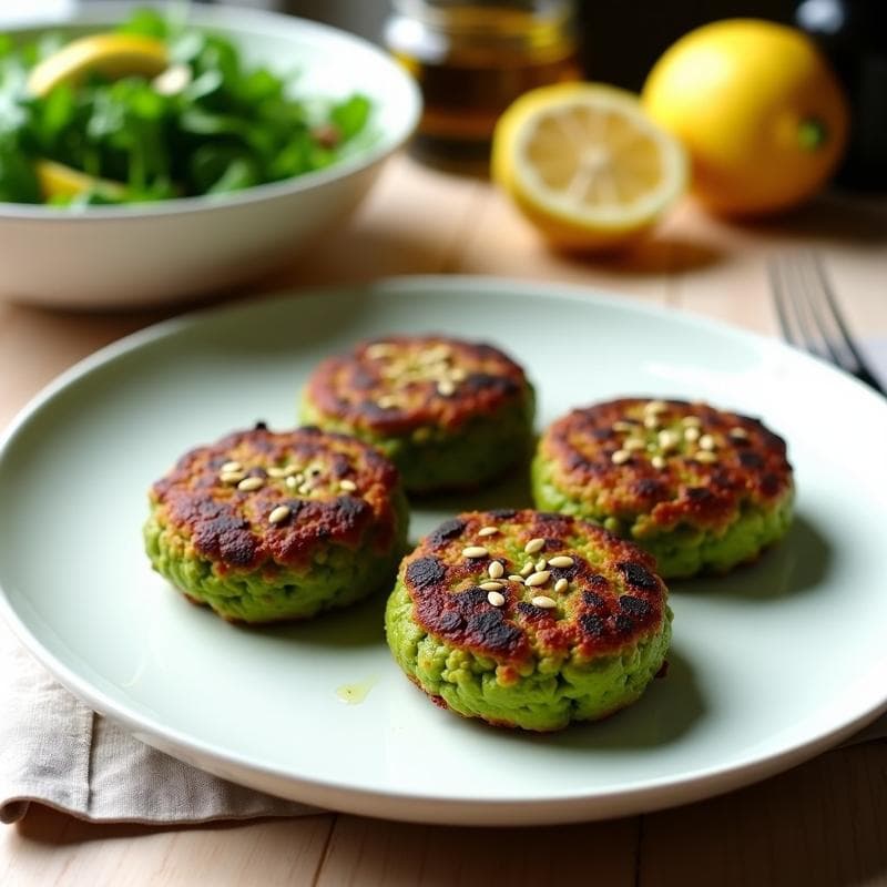 Hamburguesas de Espirulina y Semillas de Girasol: Receta Vegana Alta en Proteína