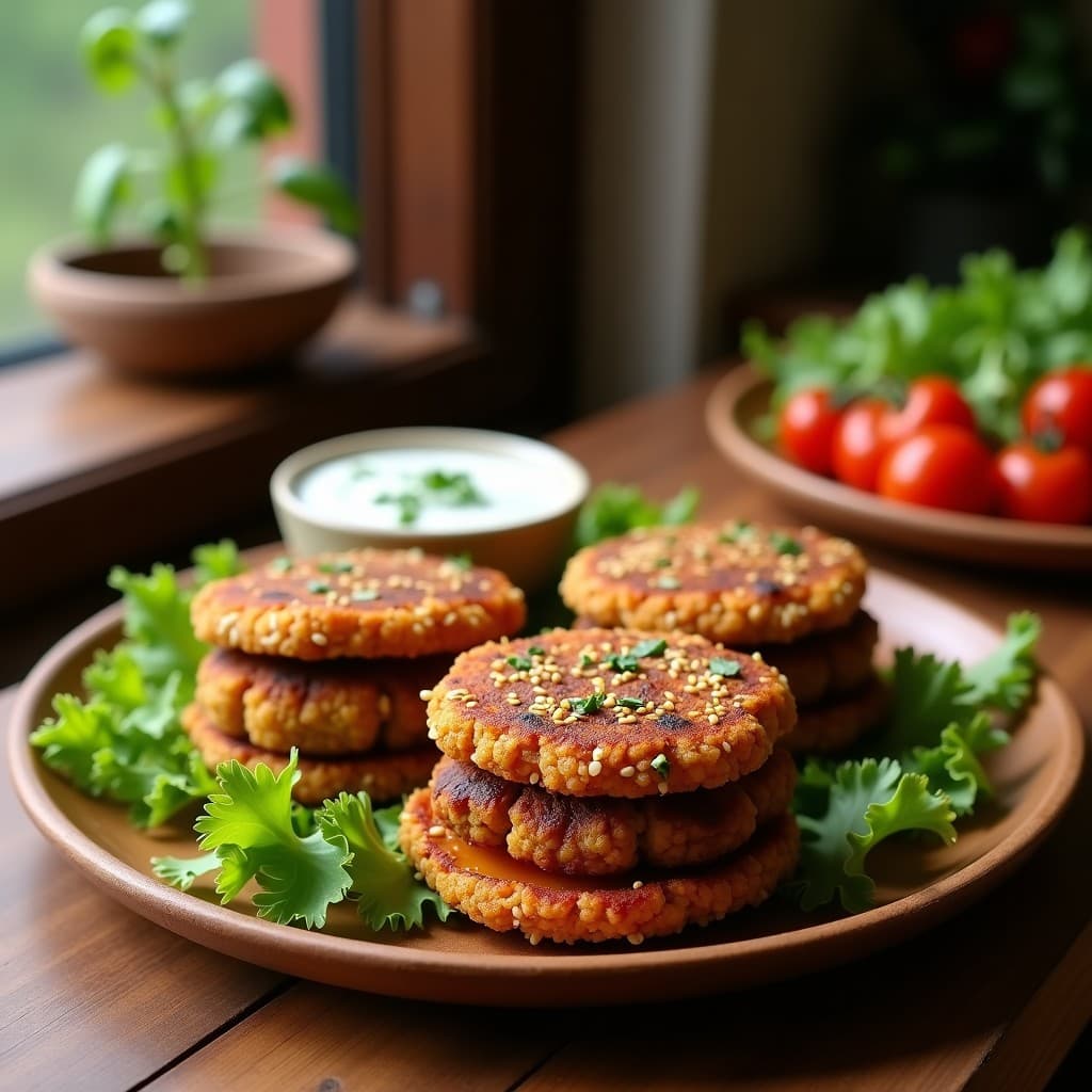 Hamburguesas de Garbanzos Negros y Ñame: Receta Peruana en Airfryer Sin Gluten