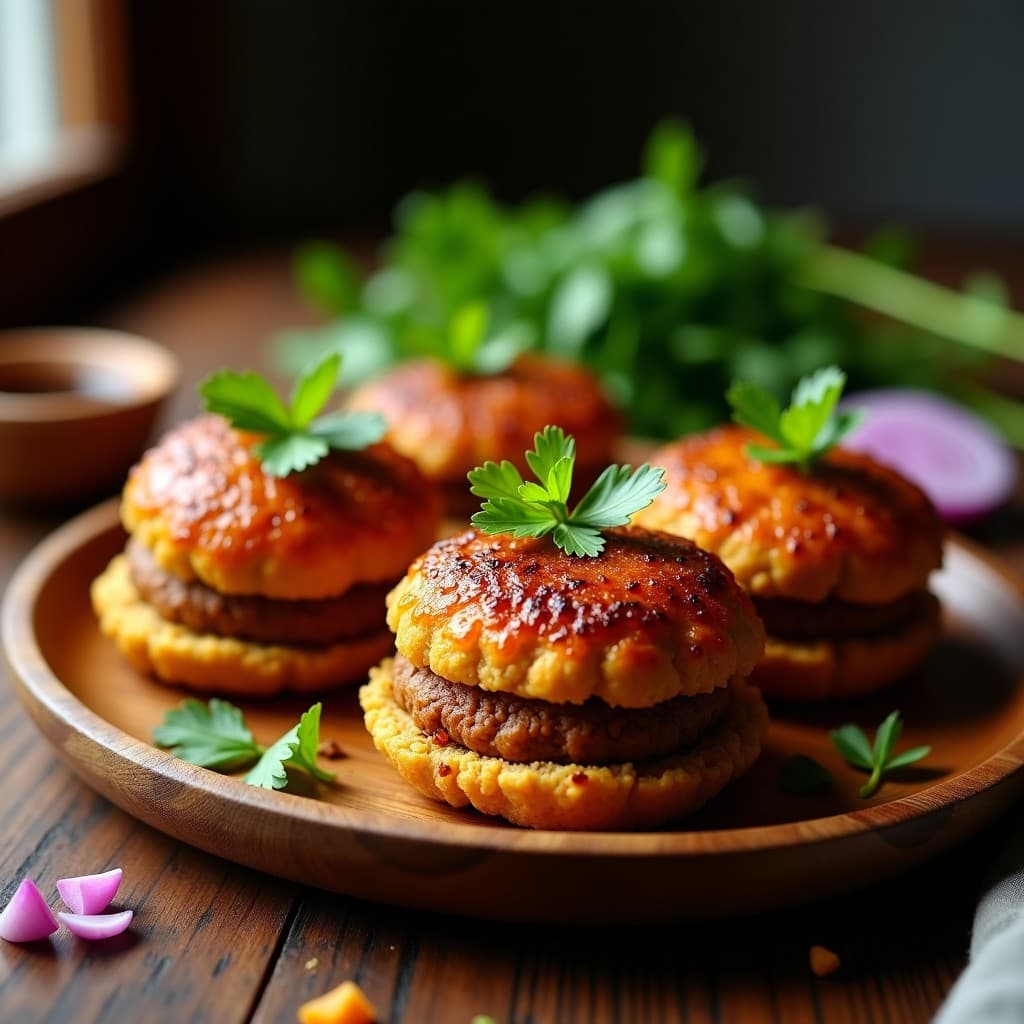 Hamburguesas de Jackfruit y Lentejas Coriander: Receta Vegana en Airfryer con Sabor a Caramelo