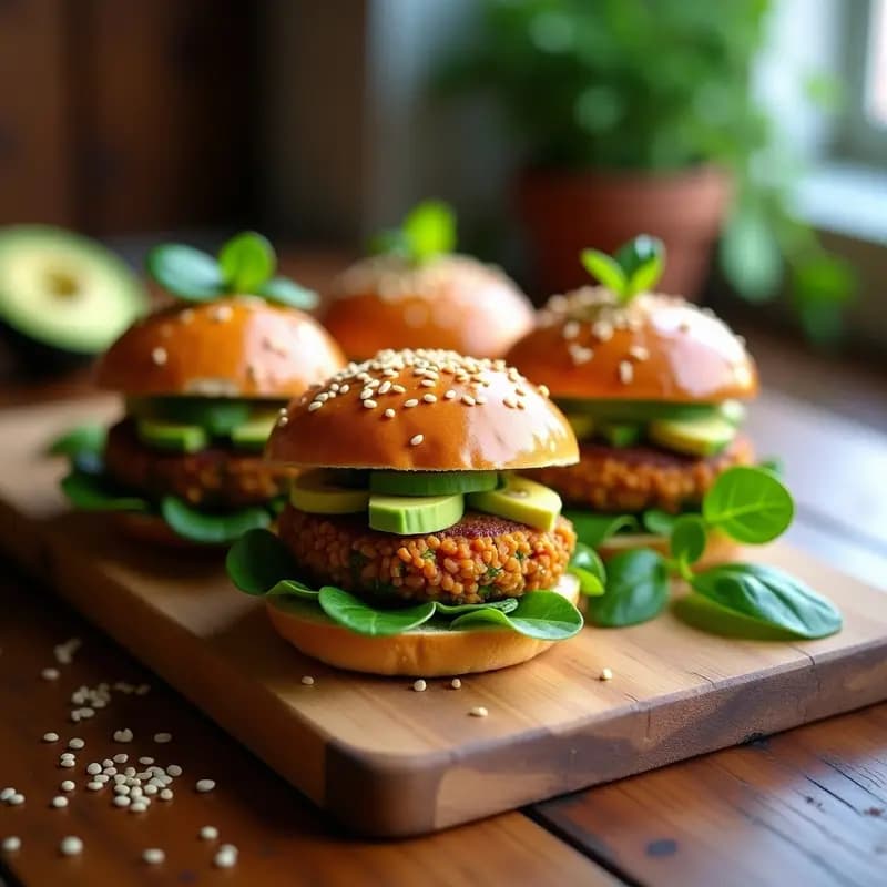 Hamburguesas de Lentejas y Espinacas: Receta Vegana en Airfryer con Alto Contenido en Hierro