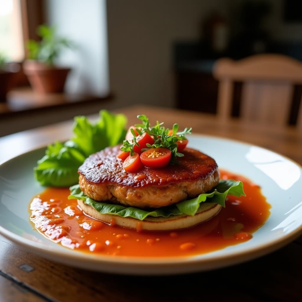 Hamburguesas de Lentejas Rojas y Remolacha: Receta en Olla Lenta con Toque Ahmadí