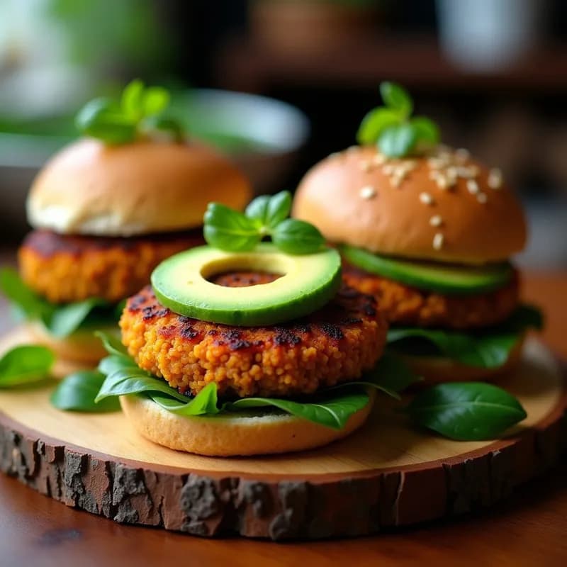 Hamburguesas de Lentejas Veganas: Receta Ahumada con Toque a Leña en 30 Minutos
