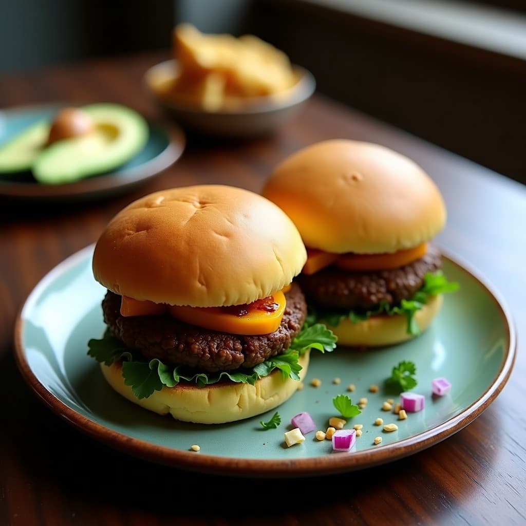 Hamburguesas de Lentejas Negras y Zapallo con Pan de Yuca: Receta Colombiana Sin Harina