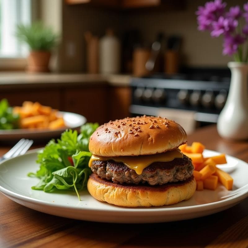 Hamburguesas de Shiitake y Quinoa: Receta Vegana Alta en Umami en Airfryer