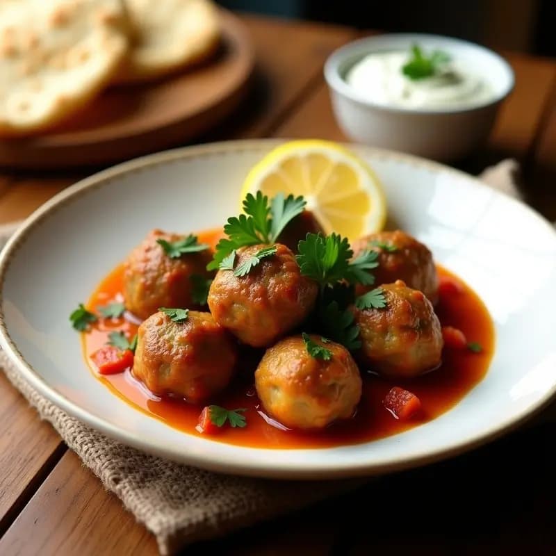 Hasap Kofte Armenio: Albóndigas de Cordero con Hierbas y Limón en Salsita