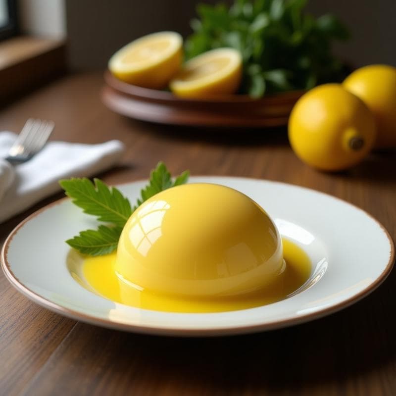 Helado de Aceite de Oliva y Limón Confitado: Postre Mediterráneo Sin Lácteos y Keto