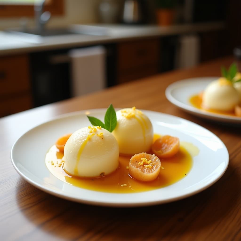 Helado de Aceite de Oliva Virgen Extra y Miel de Tomillo: Postre Mediterráneo Gourmet en 3 Ingredientes