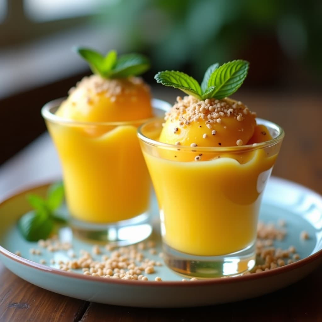 Helado de Acerola y Maracuyá con Base de Chía: Postre Brasilero Sin Lácteos
