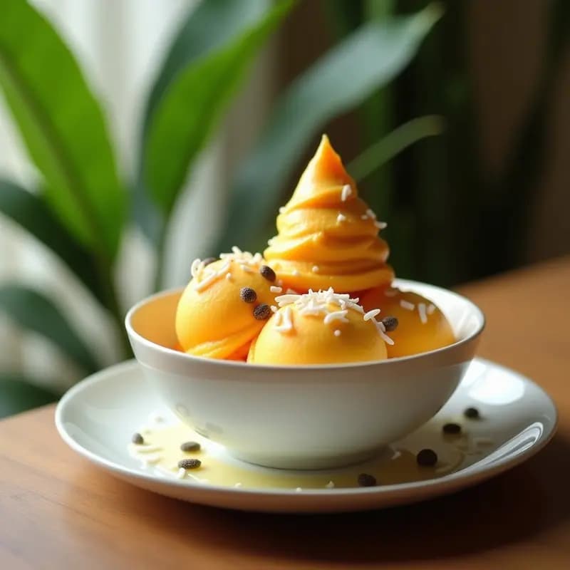 Helado de Acerola y Maracuyá: Postre Brasilero Sin Azúcar con Toque Ácido