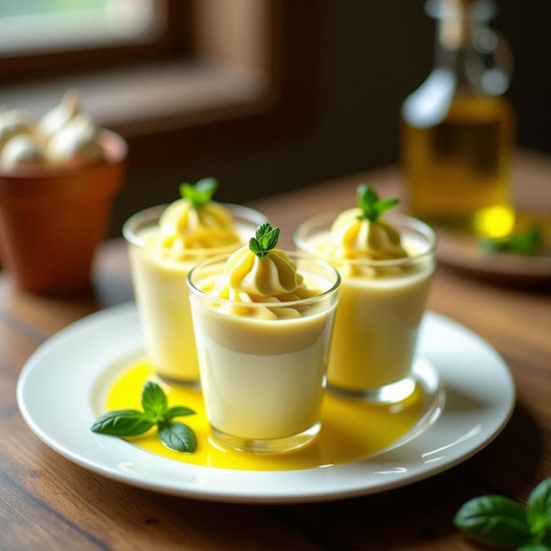 Helado de Aglio e Olio: Postre Salado Vegano con Toque Italiano y Sin Azúcar