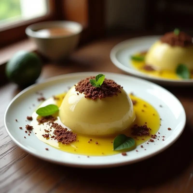 Helado de Aguacate y Cacao con Cobertura de Aceite de Oliva: Postre Keto Cremoso en 3 Pasos