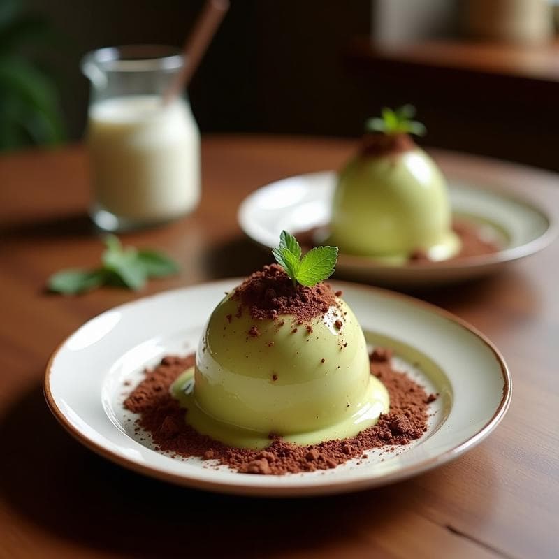 Helado de Aguacate y Cacao con Endulzante de Dátil: Postre Vegano y Sin Lácteos