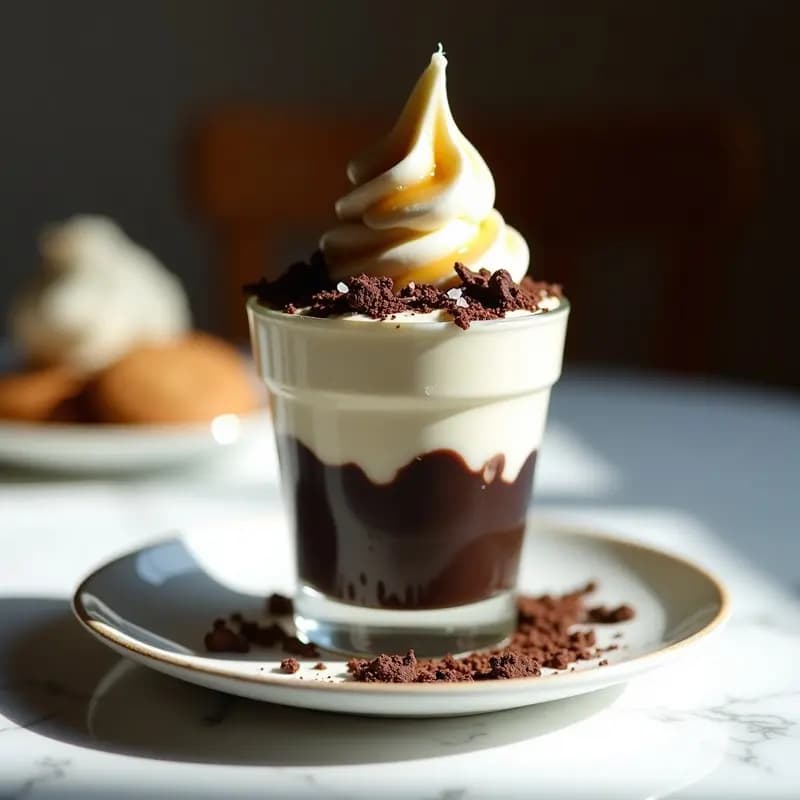 Helado de Ajo Negro y Helado de Vainilla: Postre Dulce-Salado que Sorprende